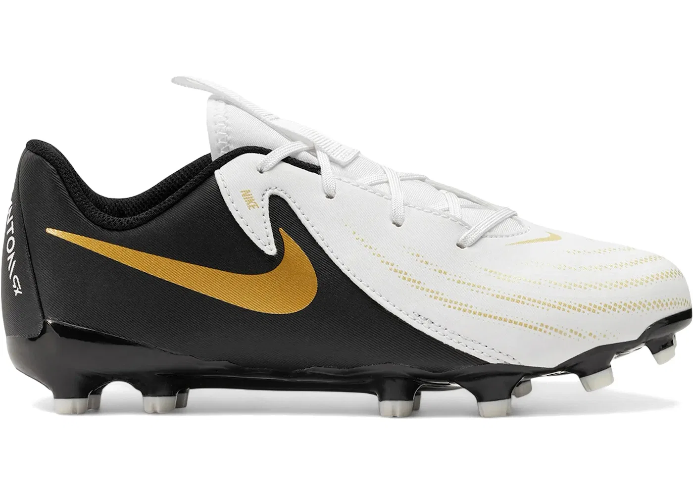 Детские бутсы Nike Phantom GX 2 Academy MG Mad Ready Pack, White/Metallic Gold Coin/Black