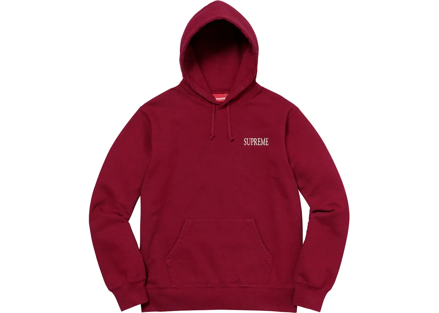 Мужской худи Supreme Decline Hooded Sweatshirt, Cardinal