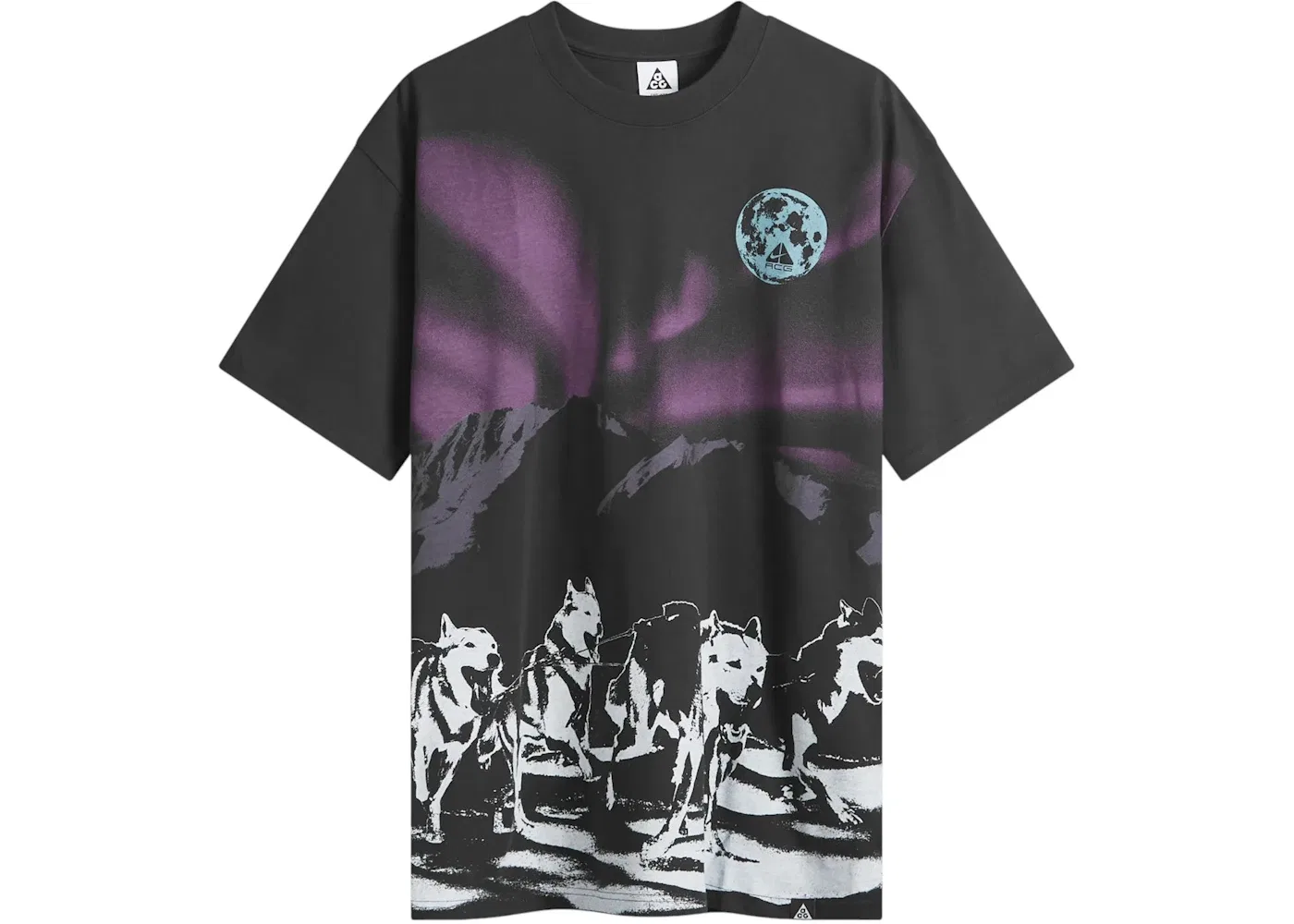Мужская футболка с принтом Nike ACG Northen Lights T-shirt Nike, Black