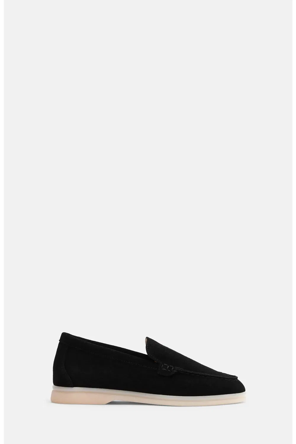 Детские туфли лоферы легкие Ludovico SCAROSSO, Black - Suede