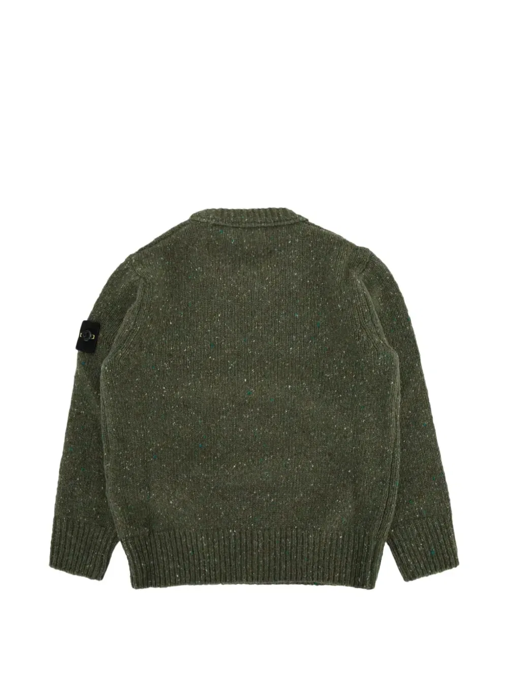Свитер с нашивкой в виде компаса Stone Island Junior, зеленый — фото 2