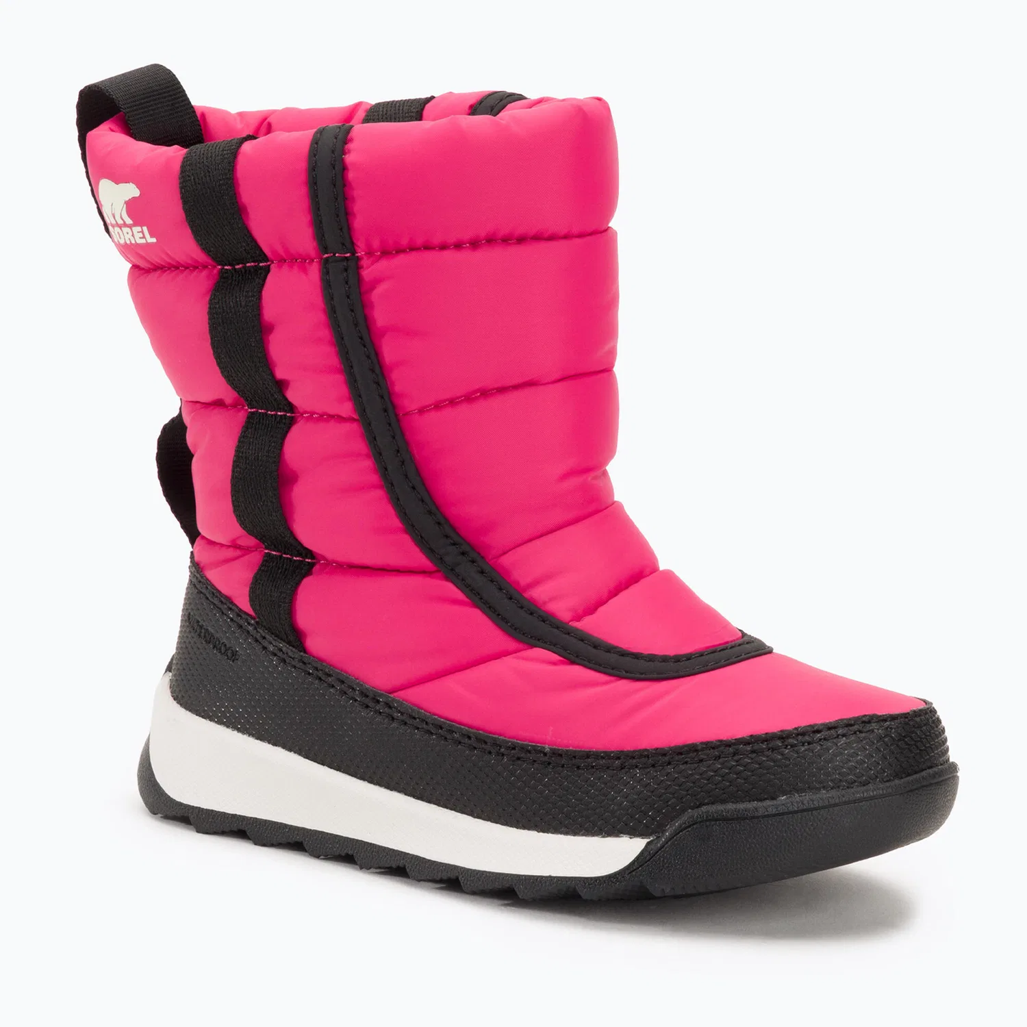 Детские зимние сапоги с утеплителем Outh Whitney II Puffy Mid Sorel, Rosa Schwarz