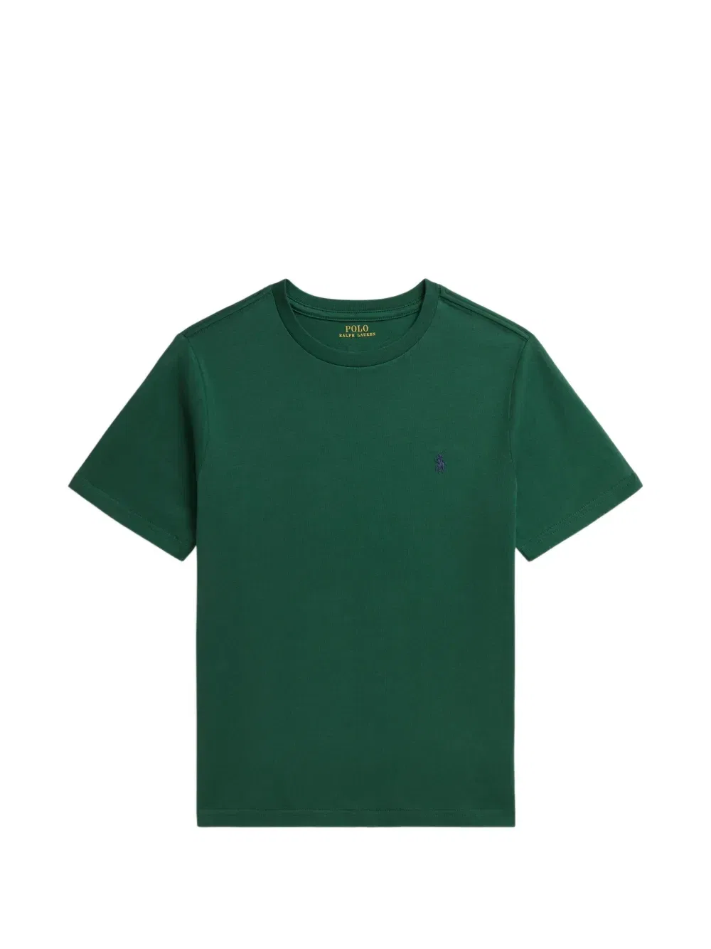 Футболка с вышитым пони Polo Ralph Lauren Kids, зеленый