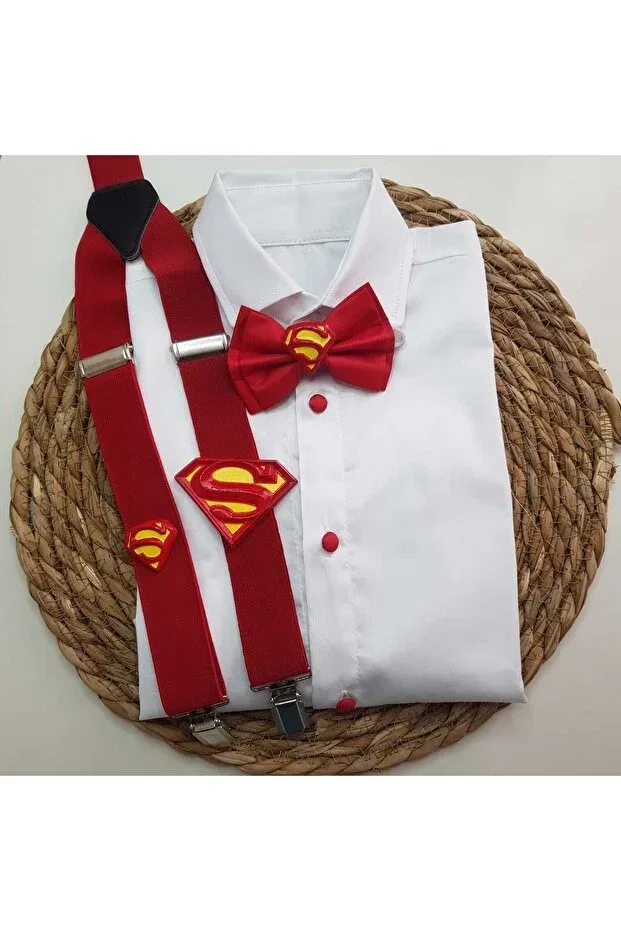 Детская рубашка для мальчиков с длинным рукавом Cool Partyshop, Red