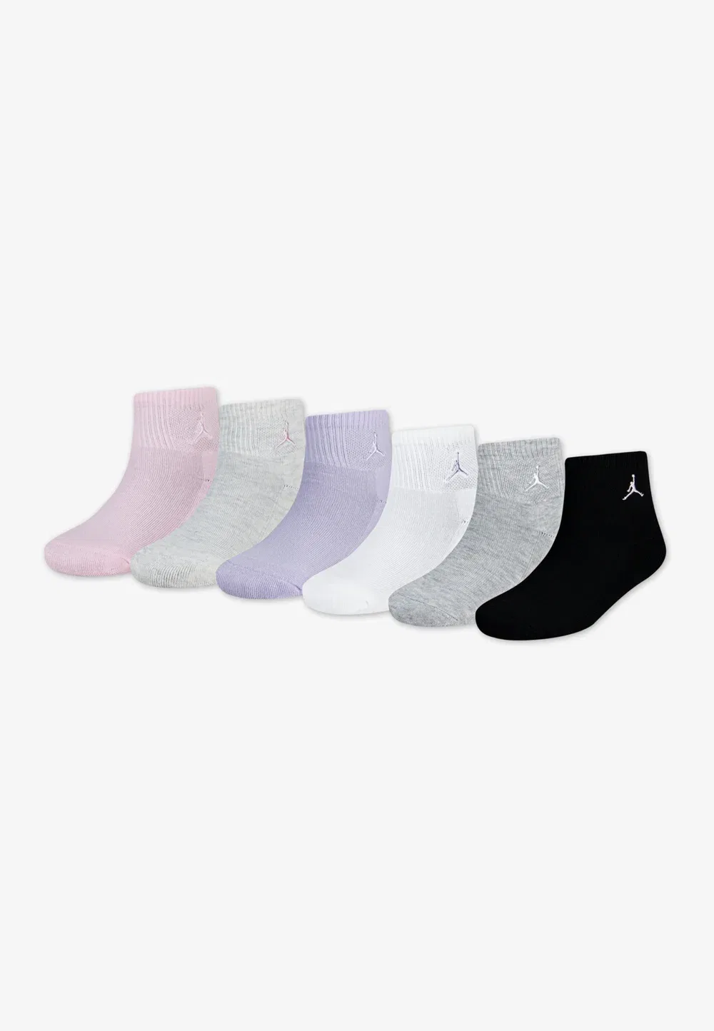 Повседневные носки до щиколотки, комплект из 6 пар Jordan, Pink Foam