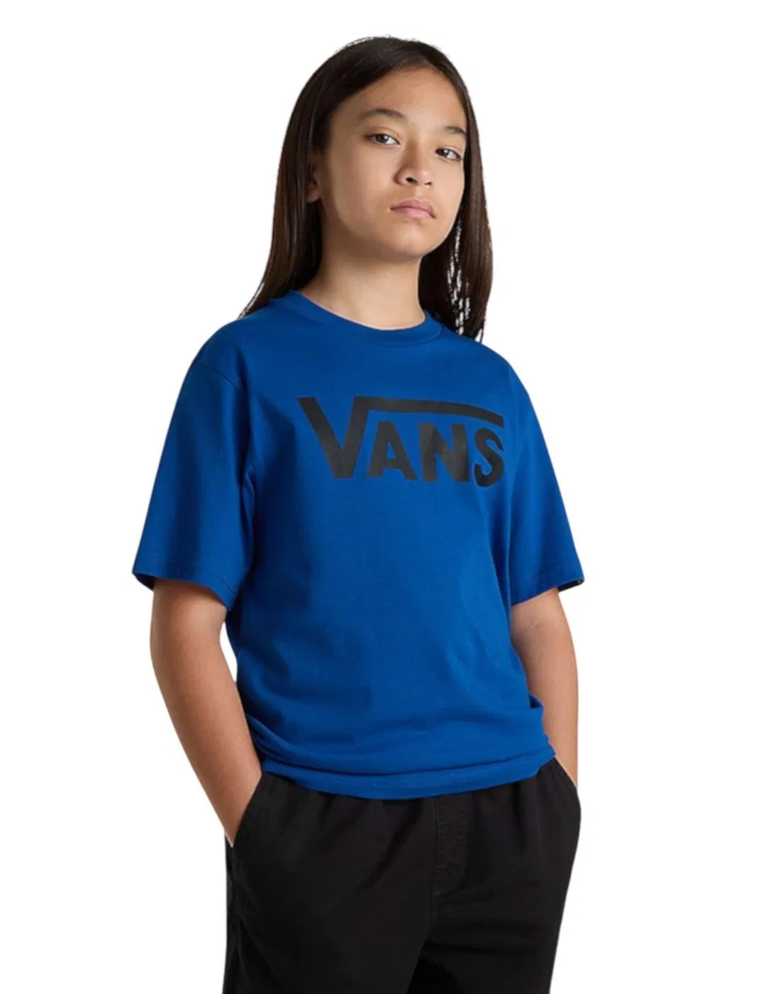 Детская хлопковая футболка Classic Vans, Blau — фото 3