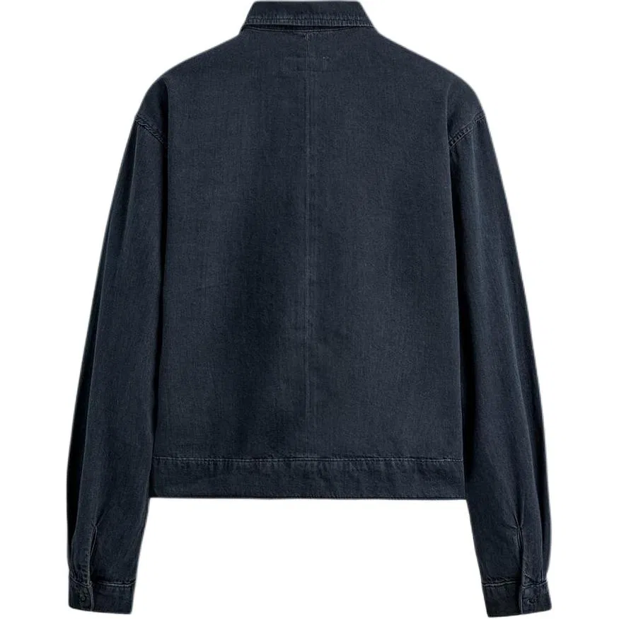 Мужская рубашка с воротником и прямым кроем Indigo ZARA, Indigo — фото 3