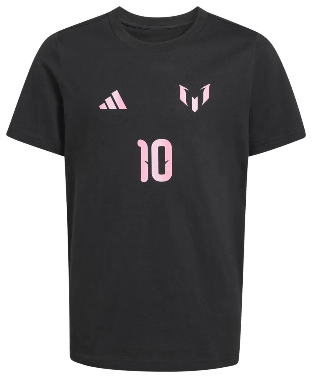 Футболка для мальчиков с графикой Messi Name & Number Adidas, черный — фото 3