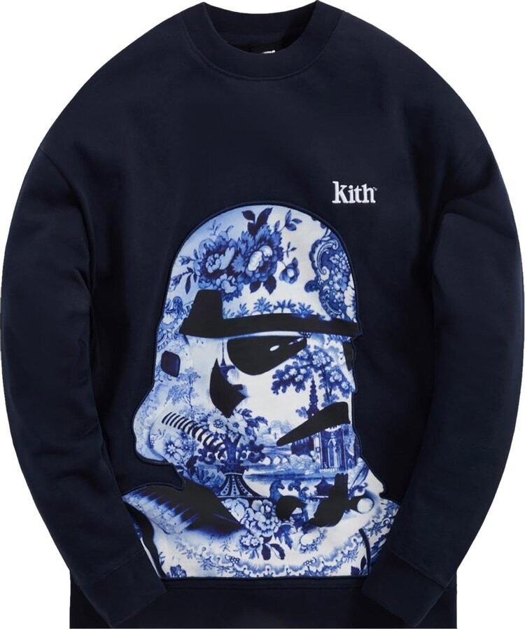 

Толстовка Kith For Star Wars Floral Vader Crewneck 'Black', черный