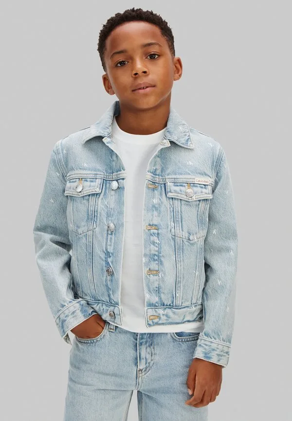 Джинсовая куртка дальнобойщика Calvin Klein Jeans, Blue Denim