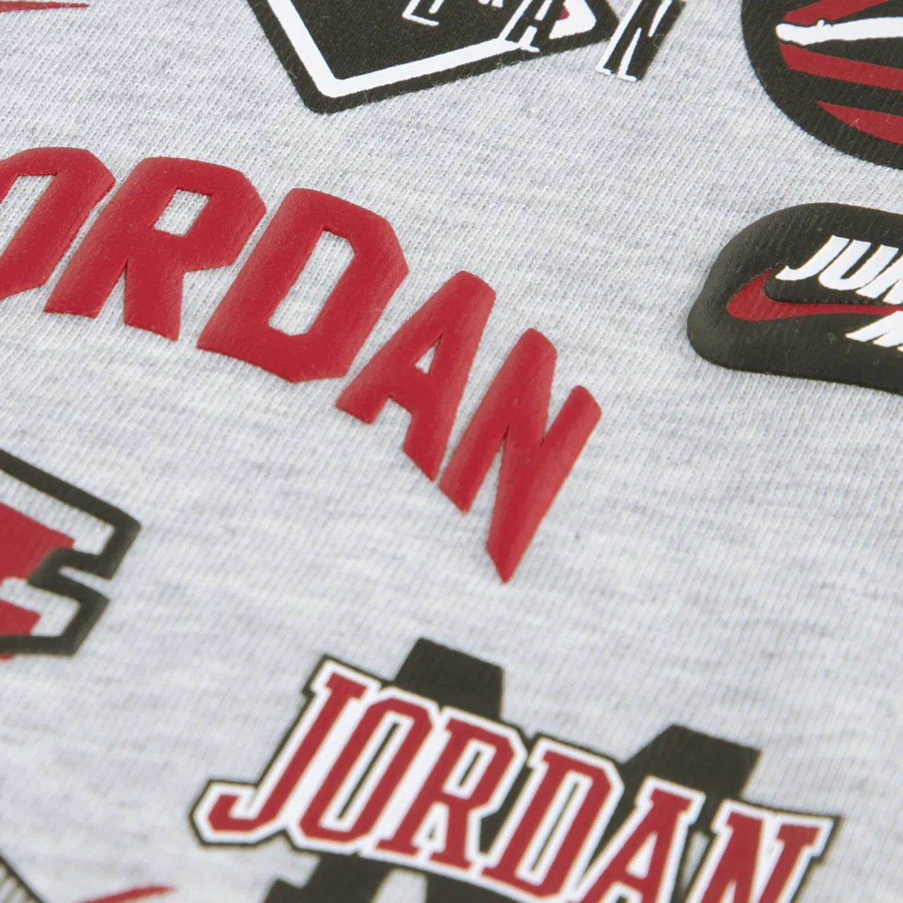 Детский комплект футболка и шорты Dynasty Patch Jordan, цвет Grey/Black — фото 4