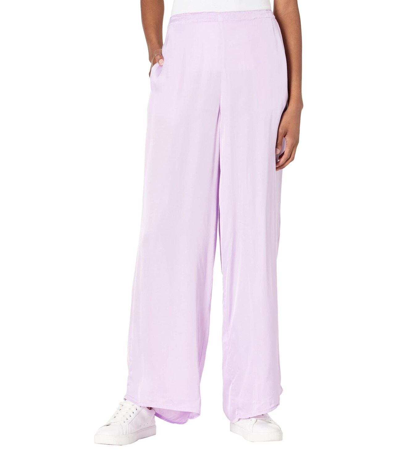 

Брюки Michael Stars, Viv Washed Satin Wide Leg Pants, Серый, Брюки Michael Stars, Viv Washed Satin Wide Leg Pants