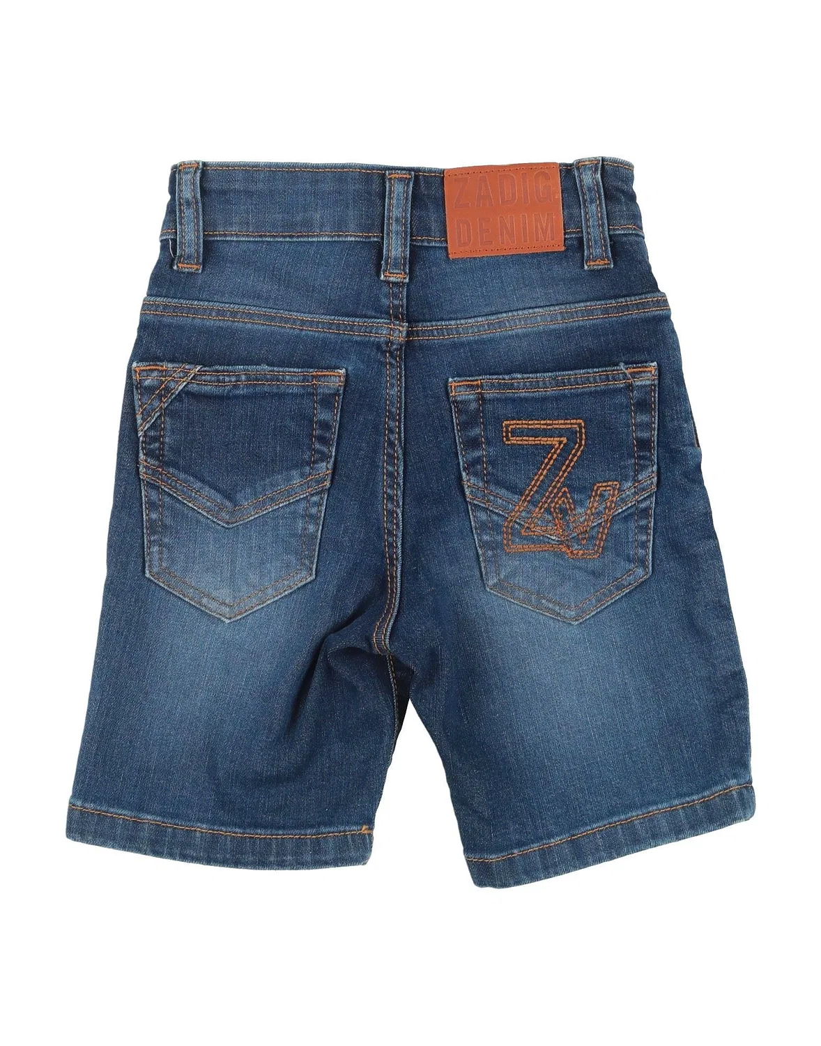 Детские джинсы для мальчиков выцветшие Zadig&Voltaire, синий — фото 2