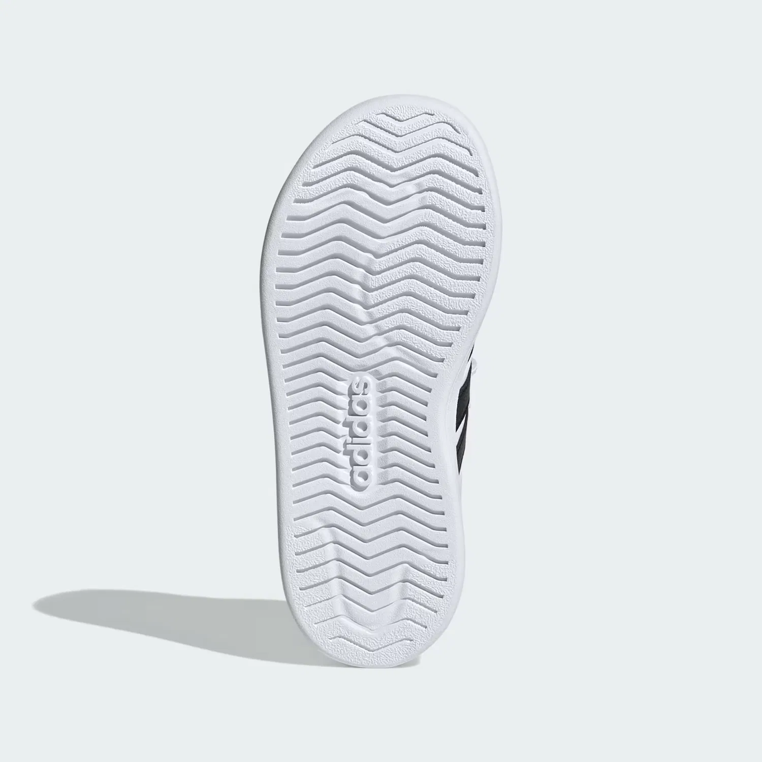 Детские кроссовки на липучках Streettalk Adidas Sportswear, белый с черным — фото 4