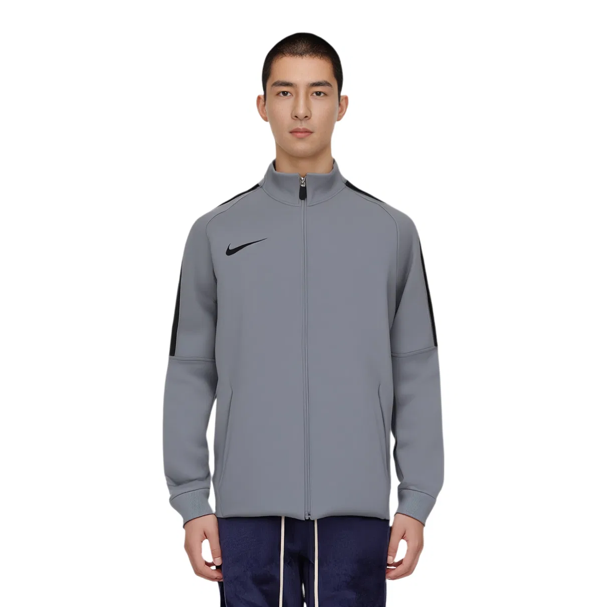 Мужская куртка Nike Cool Gray/Black/Black — фото 4