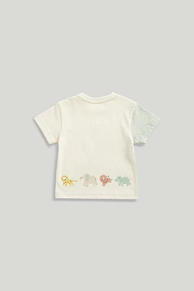 Детская футболка с коротким рукавом Mothercare, Nude Color — фото 2