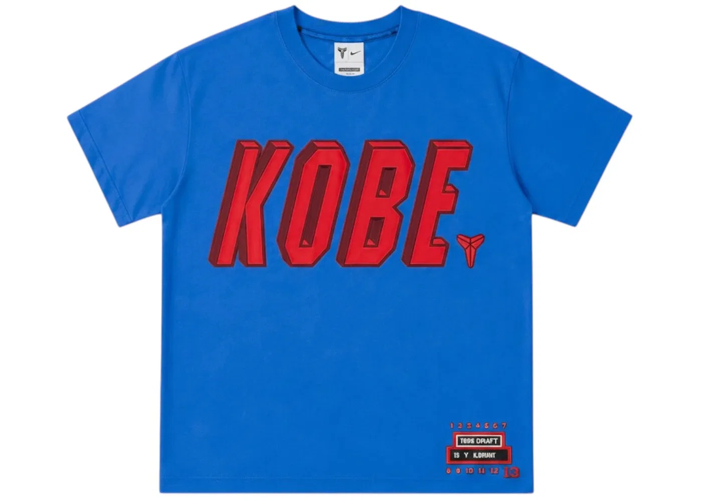 Мужская футболка с принтом Nike Kobe Draft Pack Philadelphia 76ers Nike, Royal Blue/Red