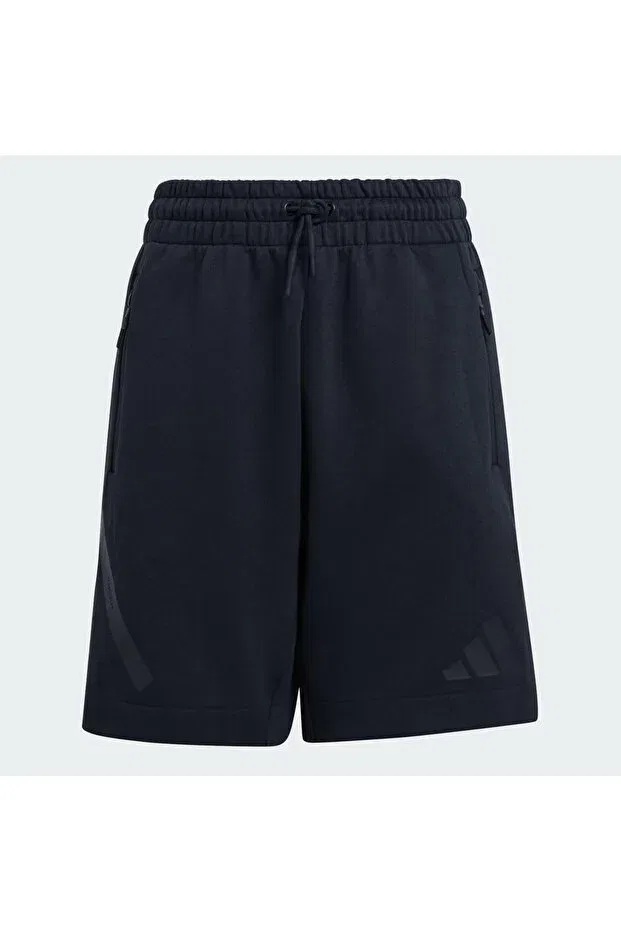 Детские шорты для девочек однотонные Adidas, Black — фото 4