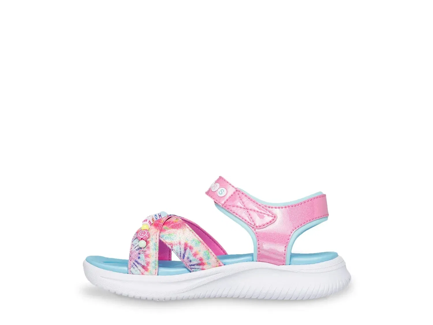 Сандалии Jumpsters Tie Dye BFFs Skechers, розовый тай-дай — фото 2
