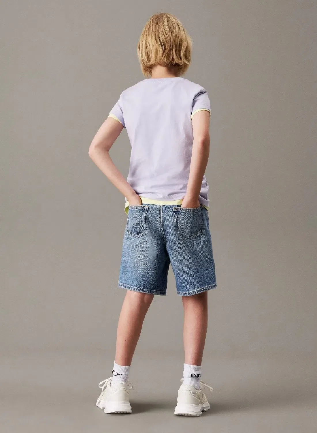 Комплект футболок с принтом 2 pack Calvin Klein Jeans, черный — фото 3