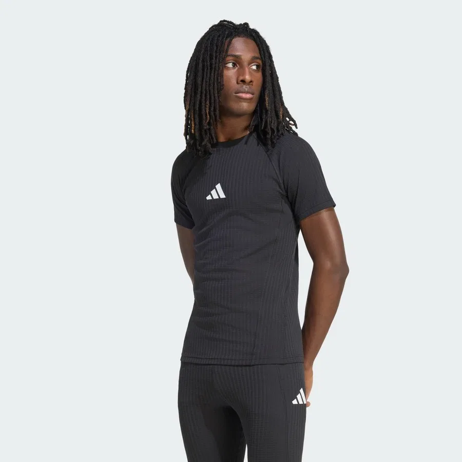 Футболка термобелье Terrex Xperior CLIMA365 Shortsleeve Baselayer adidas, Бело-оранжевый