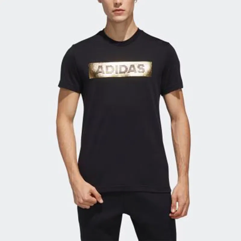 Футболка с принтом Ai Gfx Ss Foil Adidas, черный — фото 2