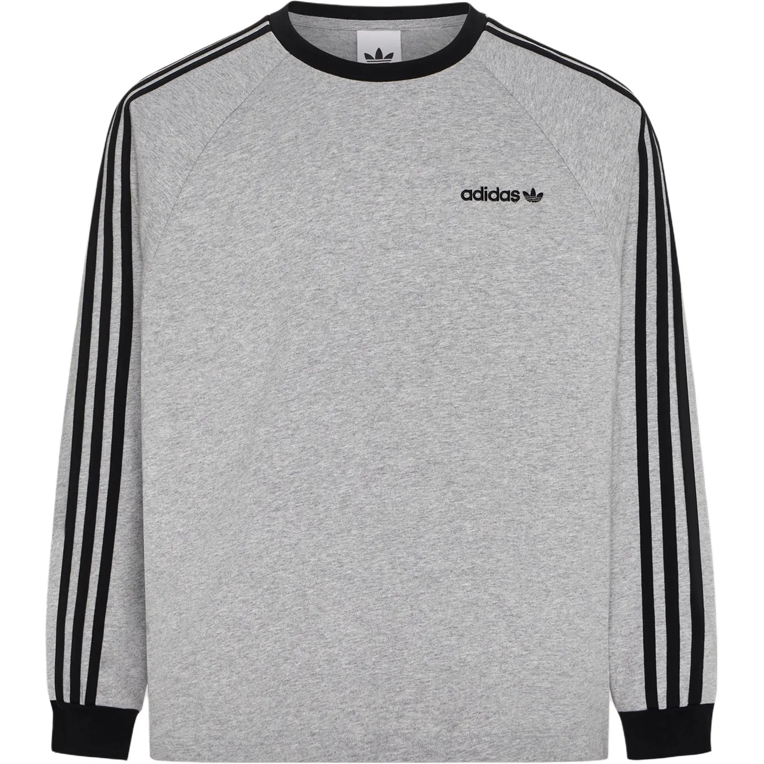 Женская футболка с круглым вырезом Adidas Originals, Medium Heather Gray