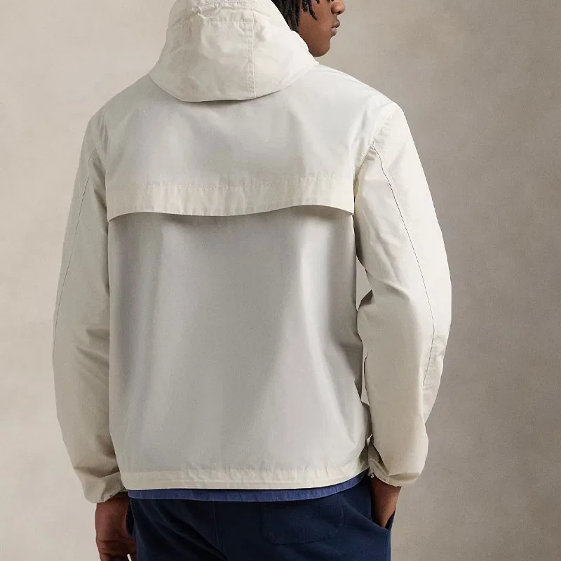 Мужская куртка с вышивкой Polo Pony Polo Ralph Lauren, Stone Color — фото 4