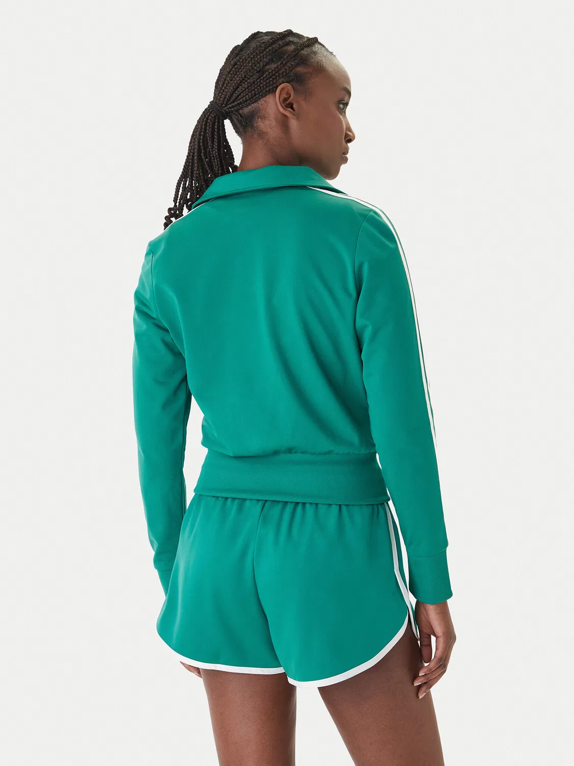 Женская толстовка стандартного кроя Firebird Classic Adidas, зеленый — фото 3