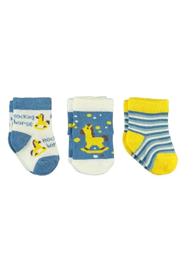 Детский комплект носков для мальчиков хлопковый Civil Baby, Indigo — фото 2