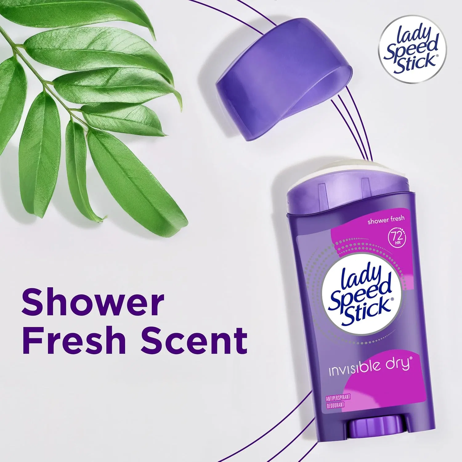 Антиперспирант-дезодорант Stick Lady Speed Stick Shower Fresh, 4 шт, 272 мл — фото 3