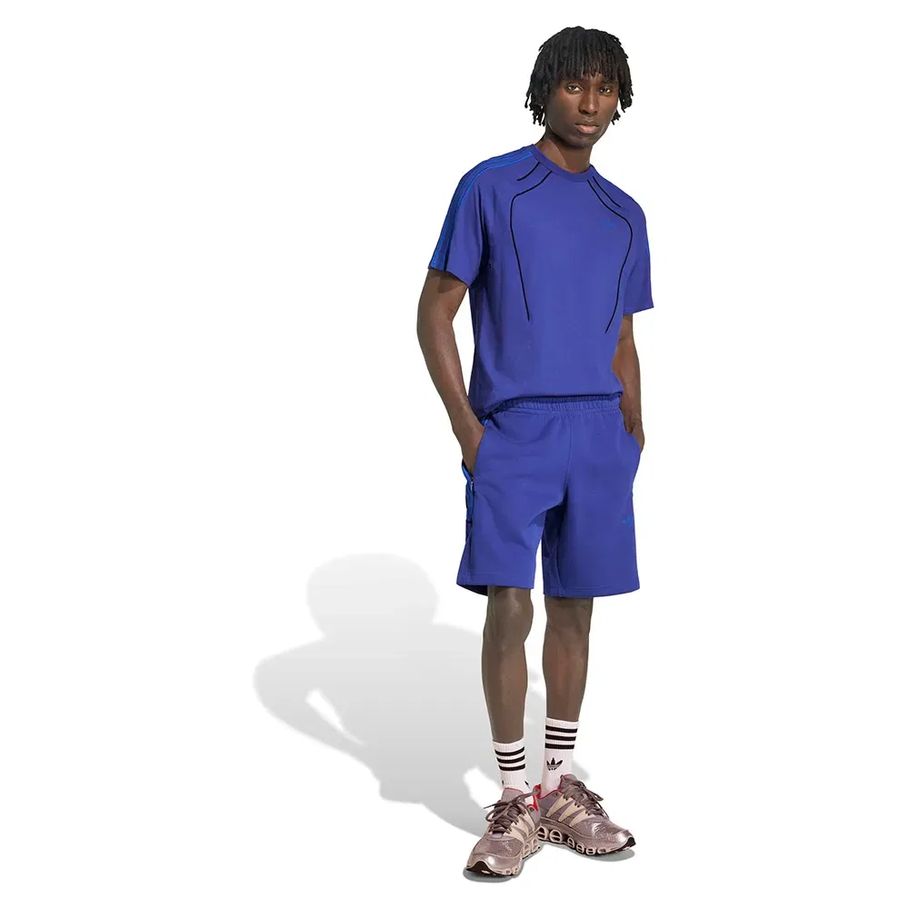 Мужская футболка с принтом Spacer Teamgeist 26 Cutline Adidas Originals, Blue — фото 4