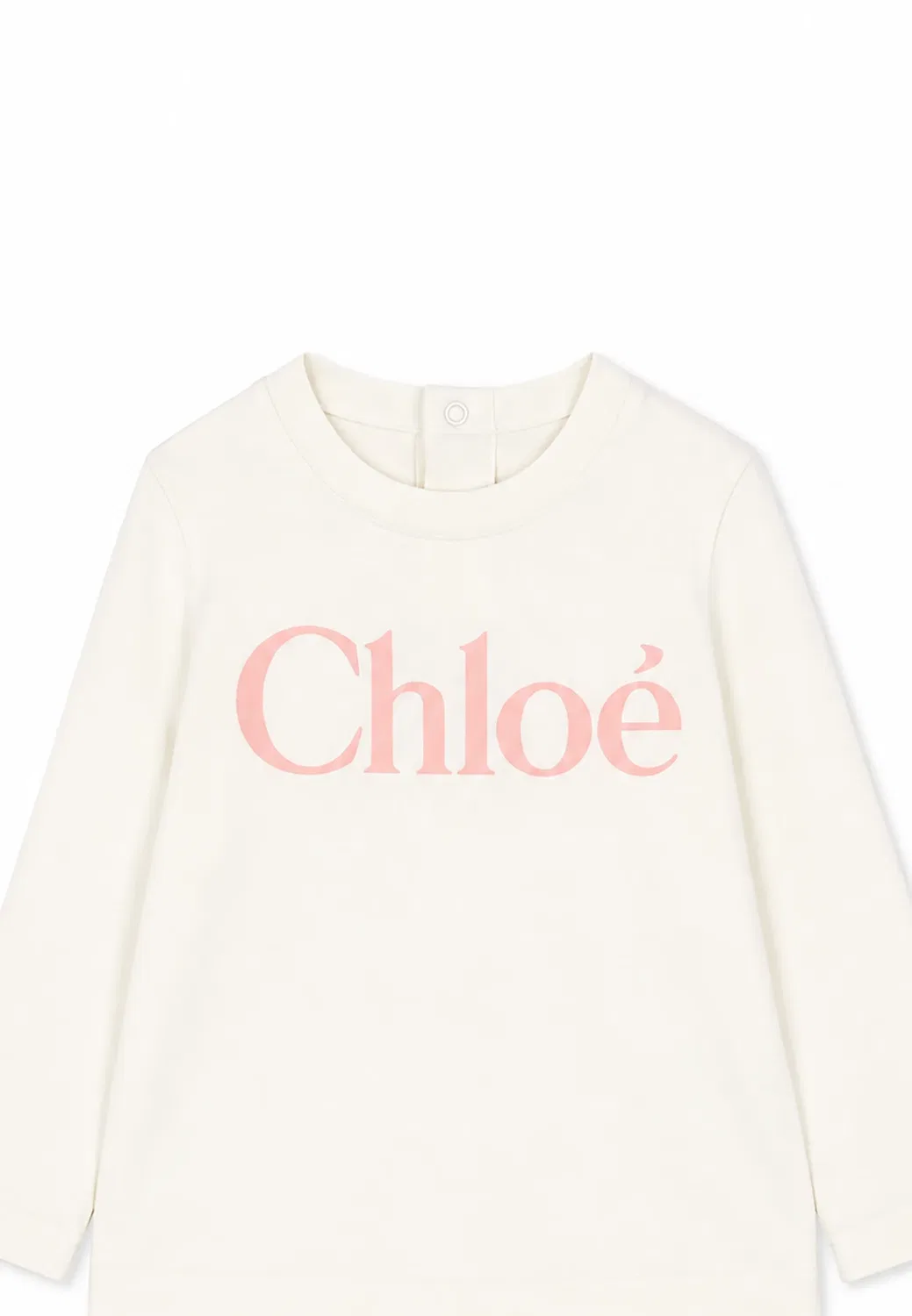 Футболка - топ с длинными рукавами Chloé, White — фото 3