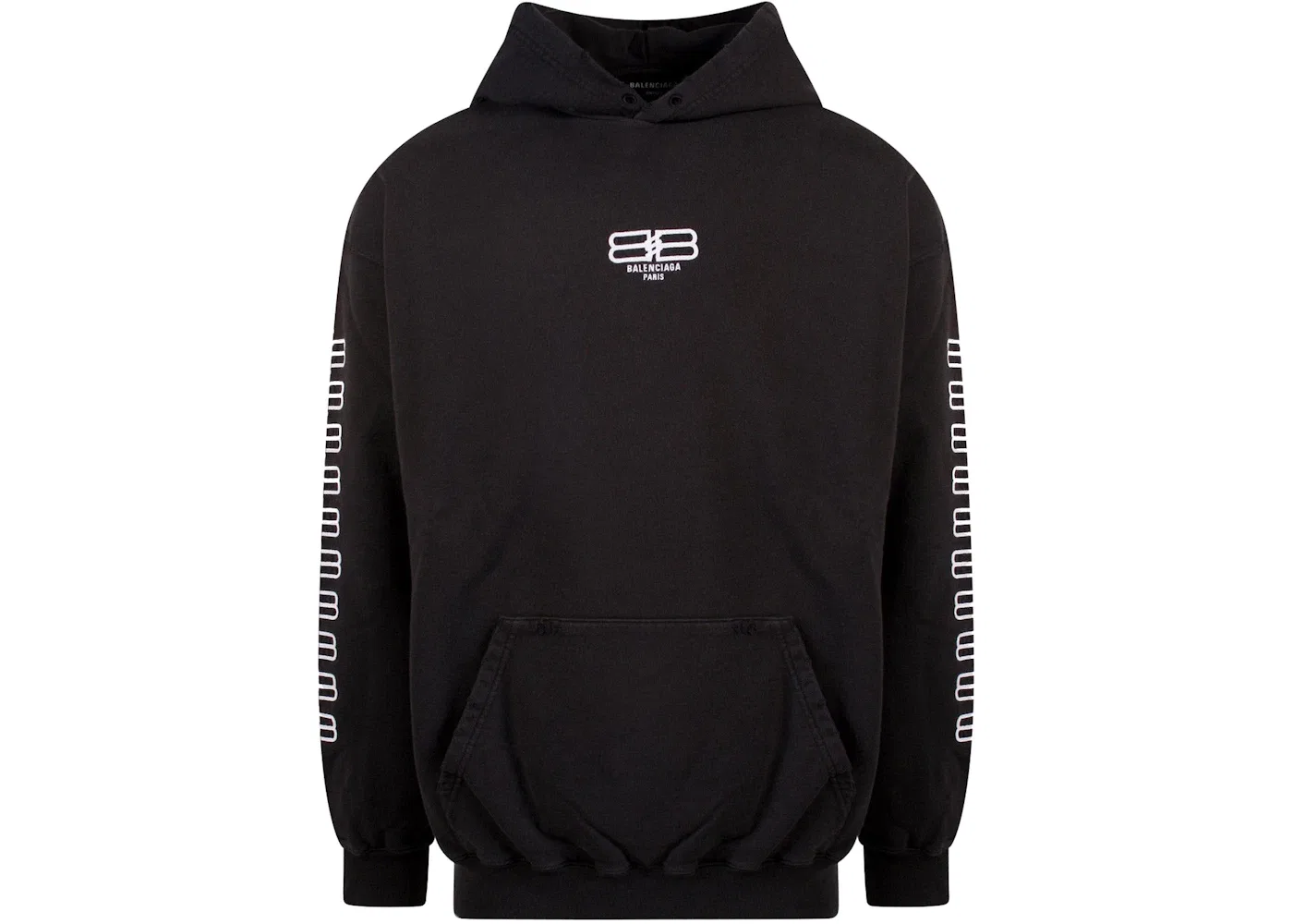 Мужской свитшот с вышивкой BB Pixel Balenciaga, Black