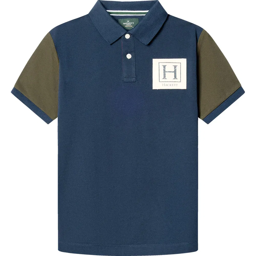Детское поло с коротким рукавом Hackett, Blue