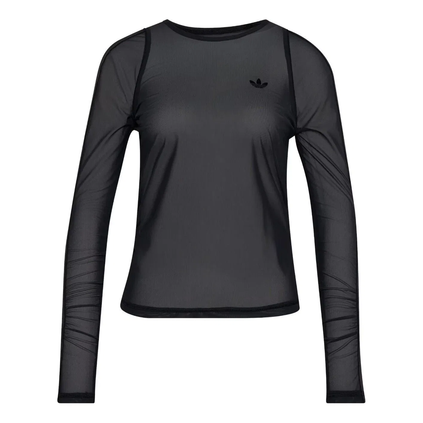 Женская футболка с длинным рукавом Adidas, черный