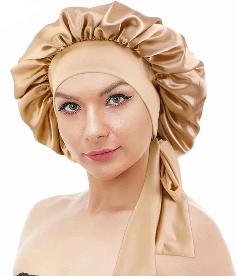 Шапочка для душа Satin Bonnet, Youllyuu, серая — фото 2