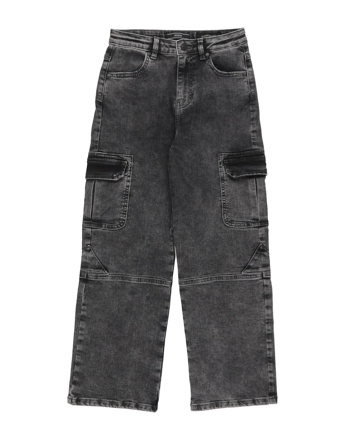 Детские джинсы для девочек скинни Guess, черный