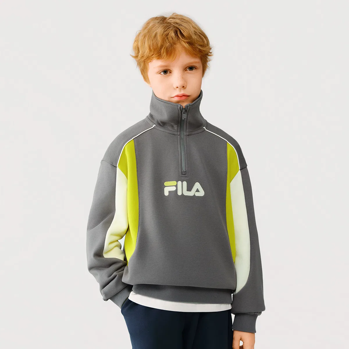 Детский свитшот с отложным воротником Castle Rock FILA KIDS — фото 4