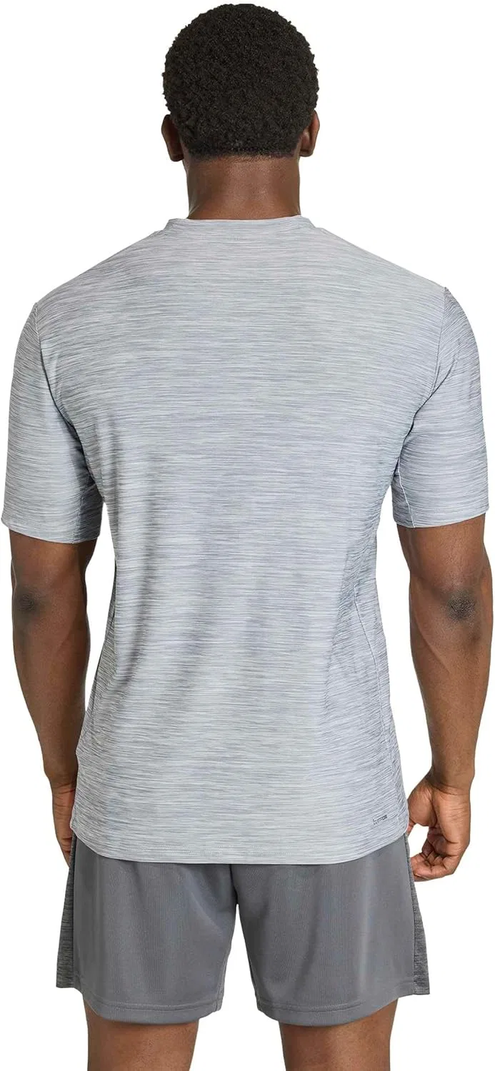 Мужская тренировочная футболка Workout Essentials Flex adidas, Medium Grey Heather — фото 3