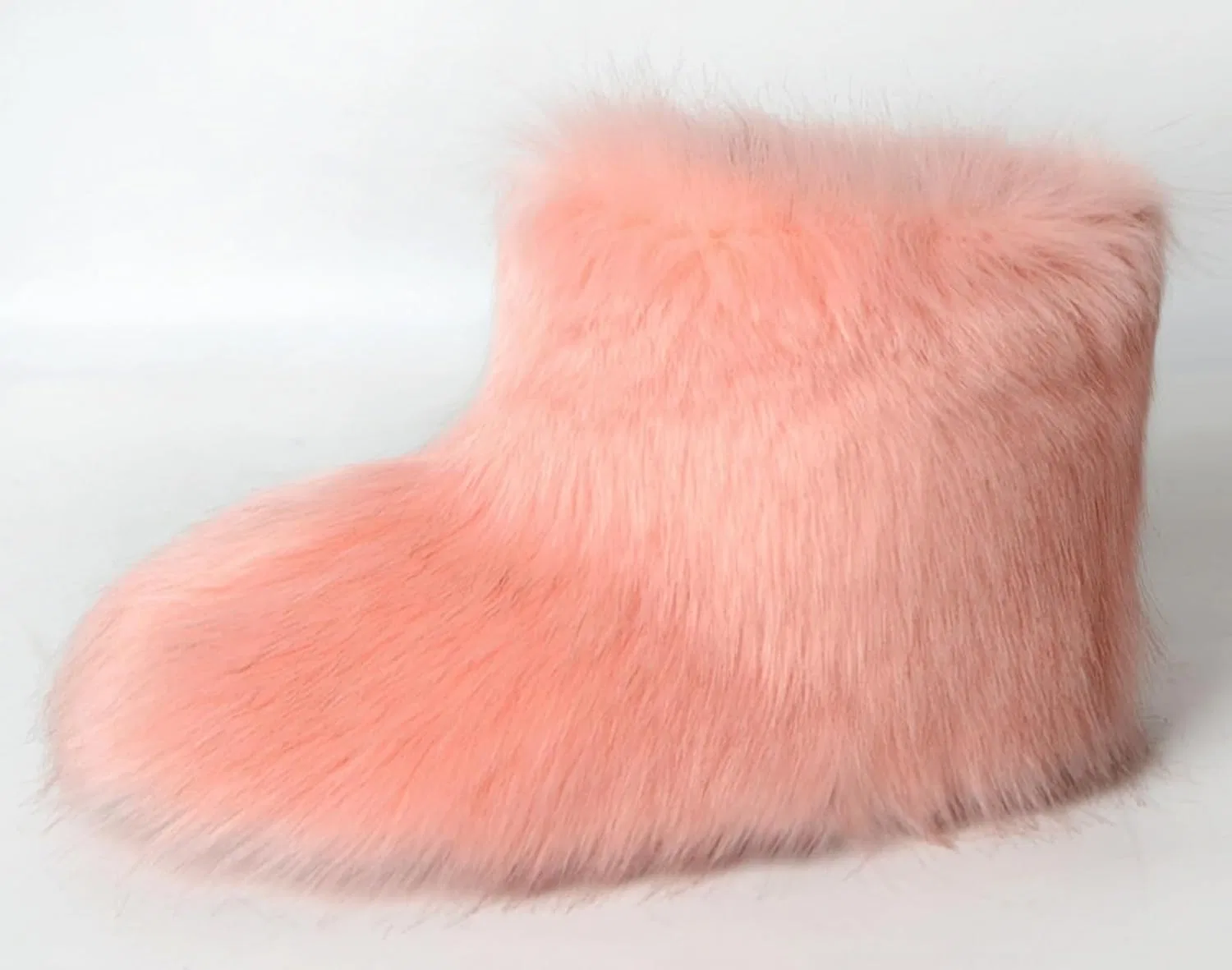 Детские зимние сапоги для девочек с искусственным мехом LLTMALL, Apricot Pink — фото 4