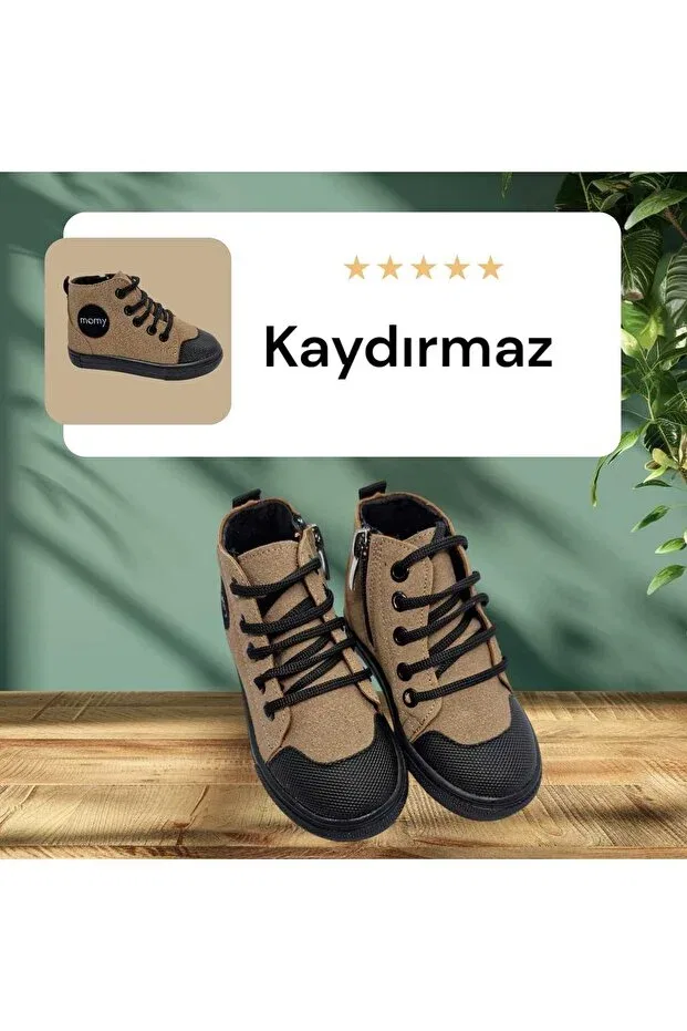 Детские ботинки для девочек с ортопедической стелькой Momykids, Brown — фото 2