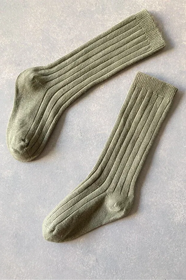 Детские носки для девочек хлопковые Knee Socks Li Puna, Khaki
