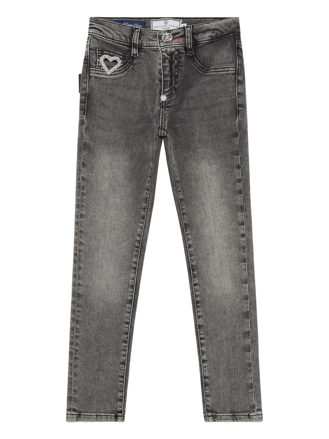 Philipp Plein Джинсы с аппликацией сердца