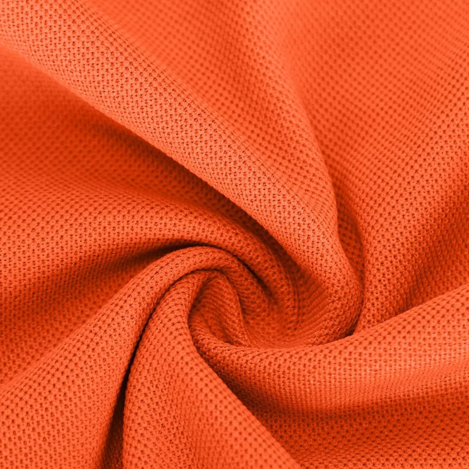 Мужская классическая рубашка с коротким рукавом, Orange-1 — фото 3