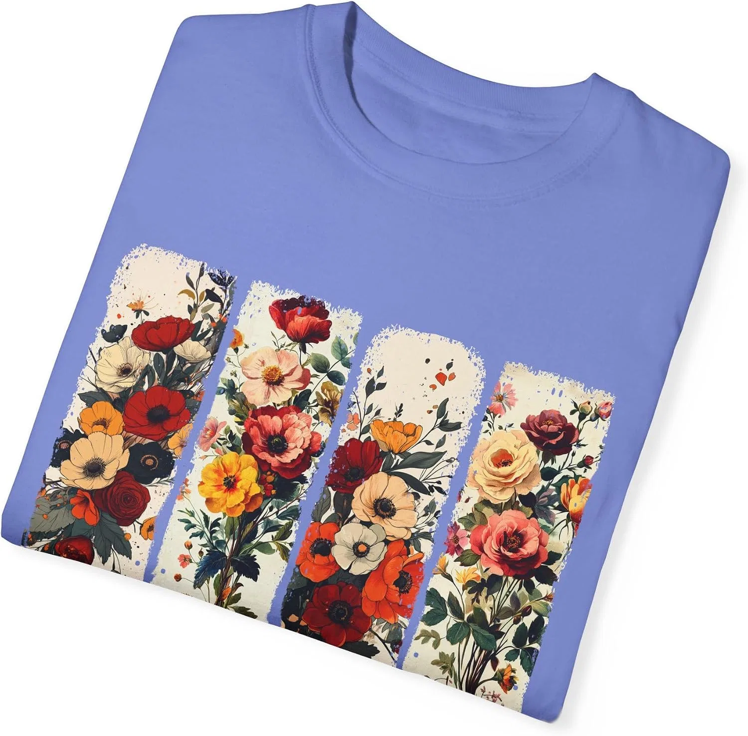 Футболка с принтом Raising Warriors Comfort Colors, Flo Blue — фото 3