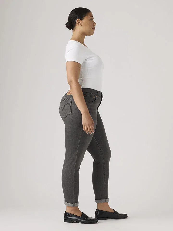 Джинсы boyfriend fit Levi's, Grey — фото 2