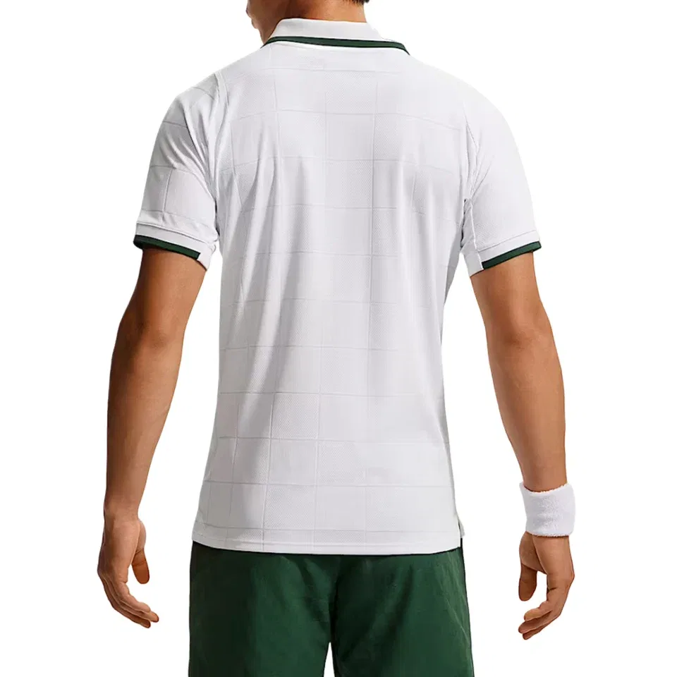Мужское поло с коротким рукавом Nike Court Slam Dri-FIT ADV Polo Shirt, Белый — фото 3