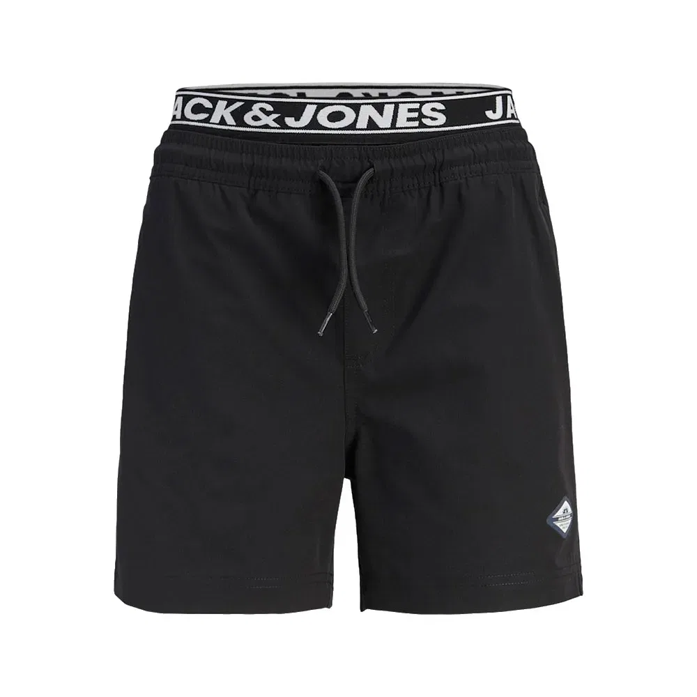 Плавки двойные Maui Surf Jack & Jones, черный