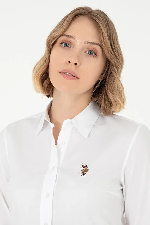 Женская рубашка с длинным рукавом Basics U.S. Polo Assn., 142343 — фото 2